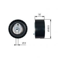 Gates T43035 - Napínacia kladka -