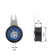 Gates T43041 - Napínacia kladka -