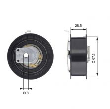 Gates T43110 - Napínacia kladka -