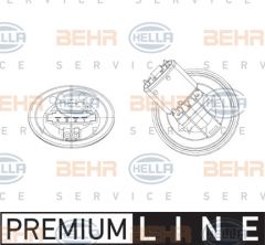 Hella 5HL 351 321-301 - Regulátor vnútorného ventilátora