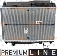 Hella 8MK 376 701-641 - Chladič vody