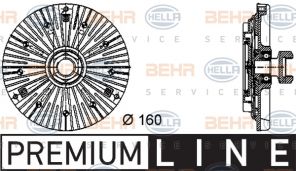 Hella 8MV 376 732-441 - Ventilátor spojky