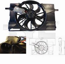 TYC 838-0007 - Ventilátor motora -
