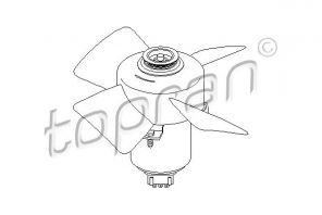 Topran 107 708 - Ventilátor motora -