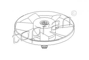 Topran 107 716 - Ventilátor motora -