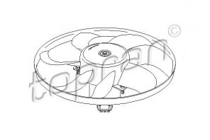 Topran 107 717 - Ventilátor motora -