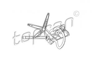 Topran 501 822 - Mechanizmus zdvíhania okna -