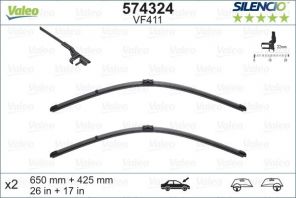 Valeo 574324 Silencio X-TRM 650/425mm, 2ks - Stieracia lišta -