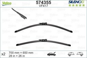 Valeo 574355 Silencio X-TRM 700/650mm, 2ks - Stieracia lišta -