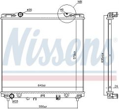 Nissens 66773 - Chladič vody -