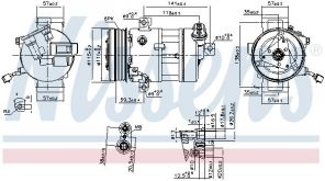 Nissens 890667 - Kompresor -
