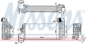 Nissens 96221 - Chladič plniaceho vzduchu