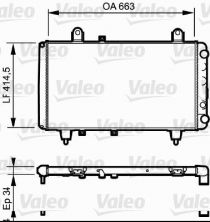 Valeo 730040 - Chladič vody -