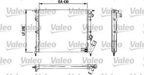 Valeo 730499 - Chladič vody -