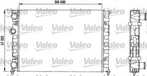 Valeo 730503 - Chladič vody -