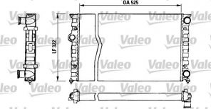 Valeo 730505 - Chladič vody -