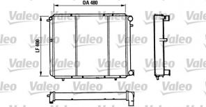 Valeo 730511 - Chladič vody -