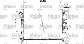 Valeo 730572 - Chladič vody -