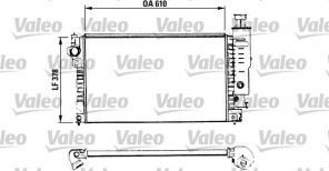 Valeo 730575 - Chladič vody -