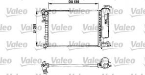 Valeo 730630 - Chladič vody -
