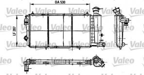 Valeo 730897 - Chladič vody -