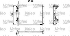 Valeo 730956 - Chladič vody -