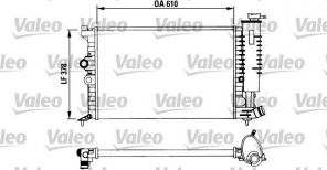 Valeo 730957 - Chladič vody -