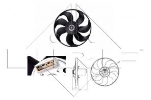 NRF 47404 - Ventilátor motora -