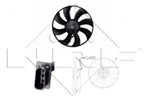 NRF 47410 - Ventilátor motora -