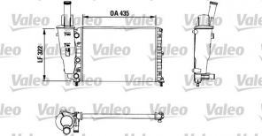 Valeo 730976 - Chladič vody -