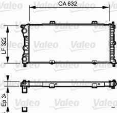 Valeo 730981 - Chladič vody -