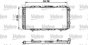 Valeo 730997 - Chladič vody -