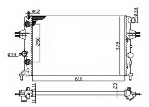 NRF 50562A - Chladič vody -