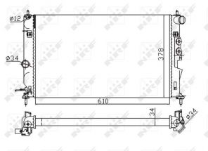 NRF 50563A - Chladič vody -