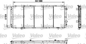 Valeo 730999 - Chladič vody -