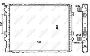 NRF 509710 - Chladič vody -