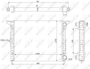 NRF 519523 - Chladič vody -