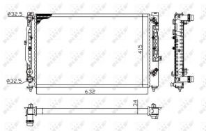 NRF 529504A - Chladič vody -