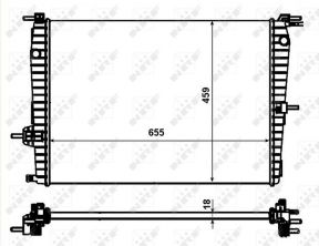 NRF 53011 - Chladič vody -