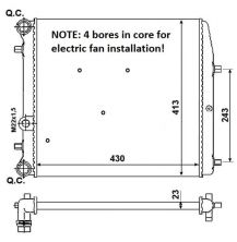 NRF 53021A - Chladič vody -