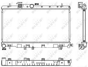 NRF 53038 - Chladič vody -