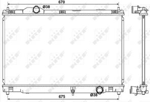 NRF 53039 - Chladič vody -