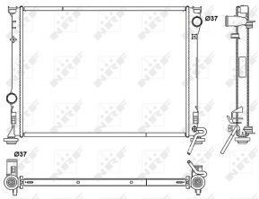NRF 53041 - Chladič vody -