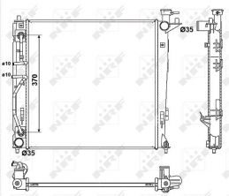NRF 53053 - Chladič vody -