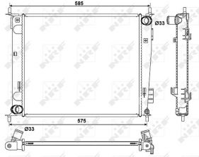 NRF 53057 - Chladič vody -