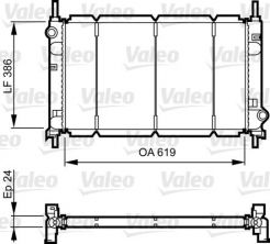 Valeo 731011 - Chladič vody -