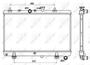 NRF 53121 - Chladič vody -
