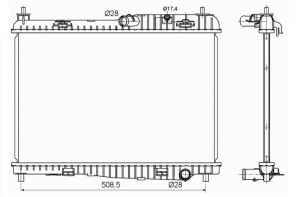 NRF 53152 - Chladič vody -