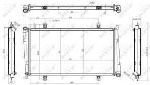 NRF 53157 - Chladič vody -