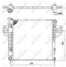 NRF 53182 - Chladič vody -